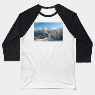 Courchevel 1850 3 Valleys French Alps France Baseball T-Shirt